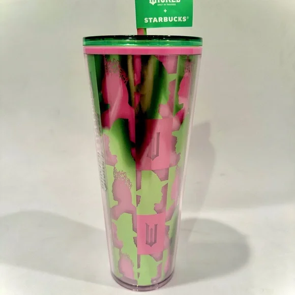 Starbucks Green and Pink Unlimited Tumbler - Picture 2 of 6